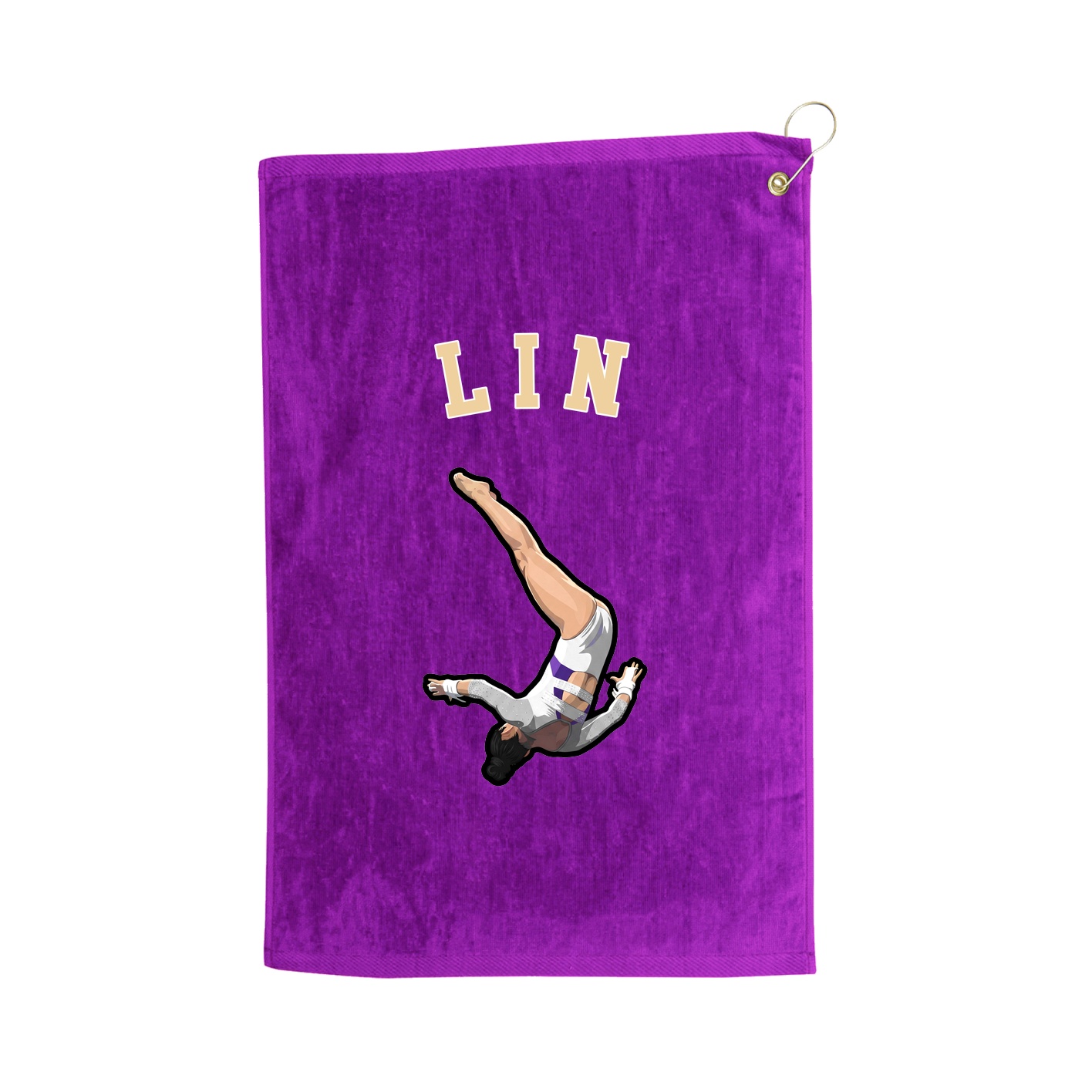 Golf Towel — Shirsey Arch in Purple