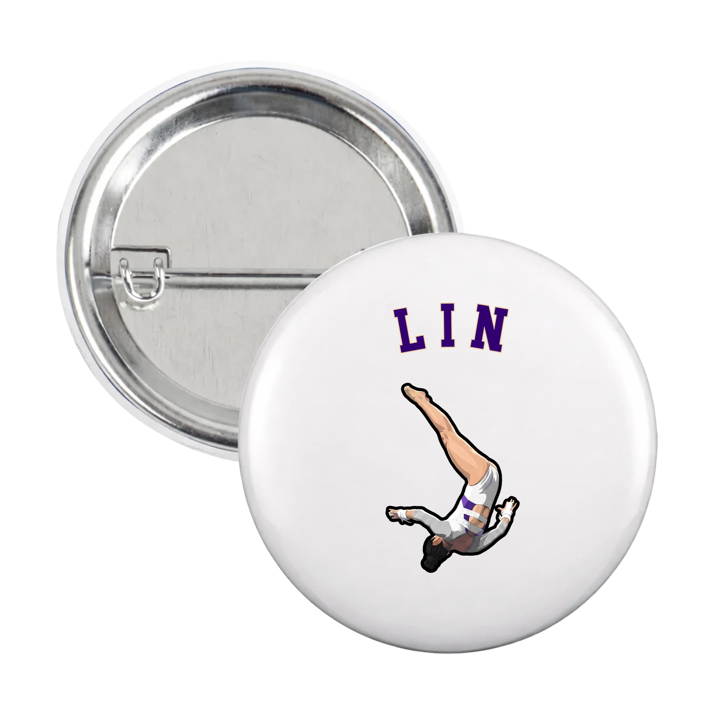 Game Day Button — Shirsey Arch in White