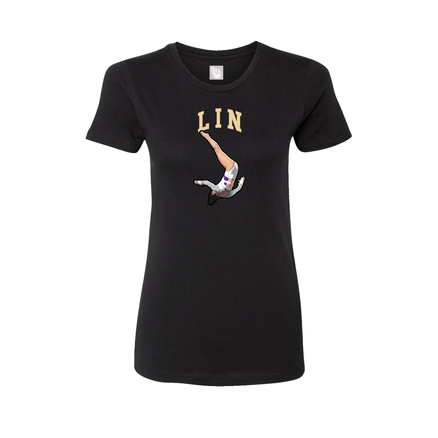 Fitted Women's Tee — Shirsey in Black