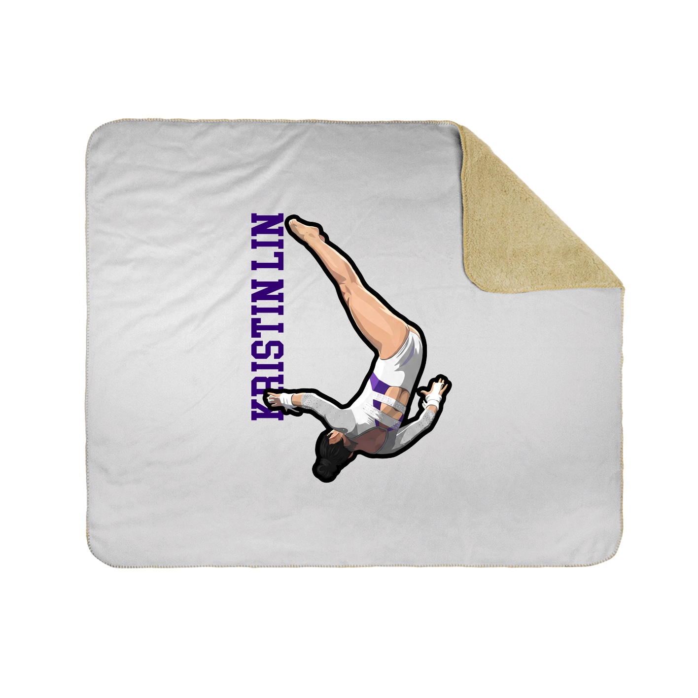 50x60 Sherpa Lined Throw Blanket