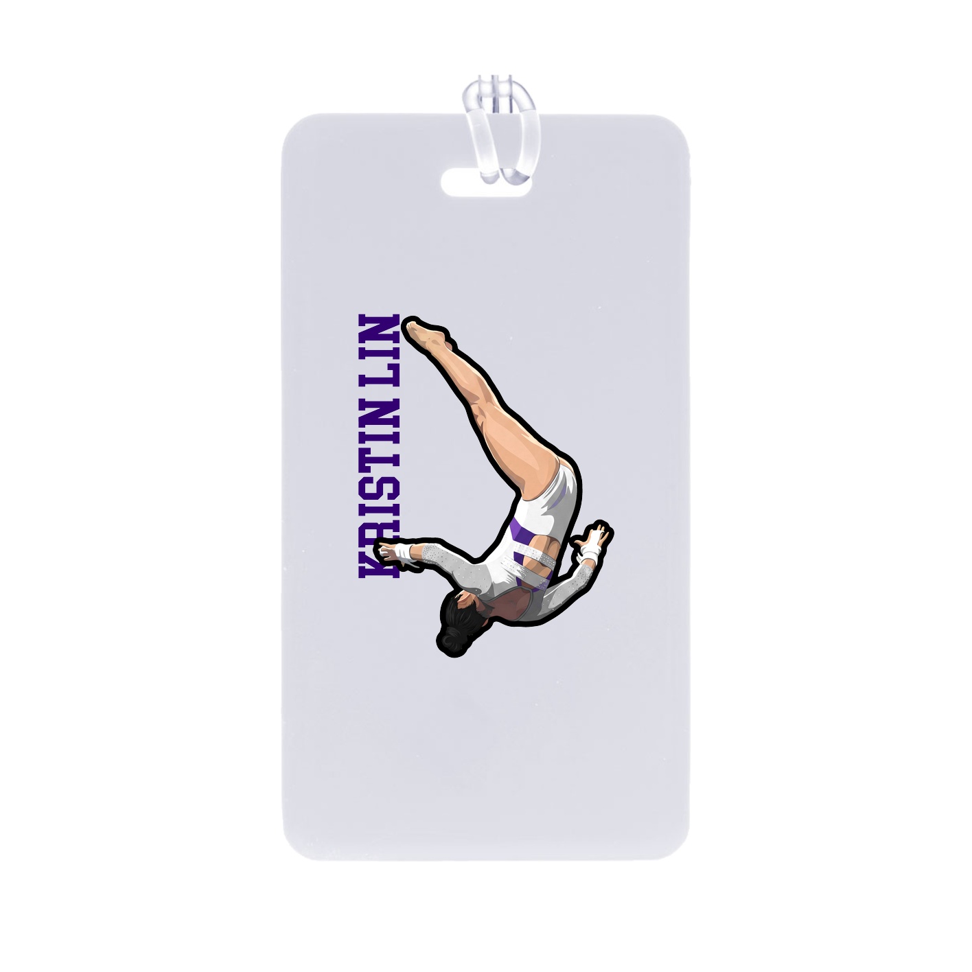 Bag Tag — Name Vertical in Classic