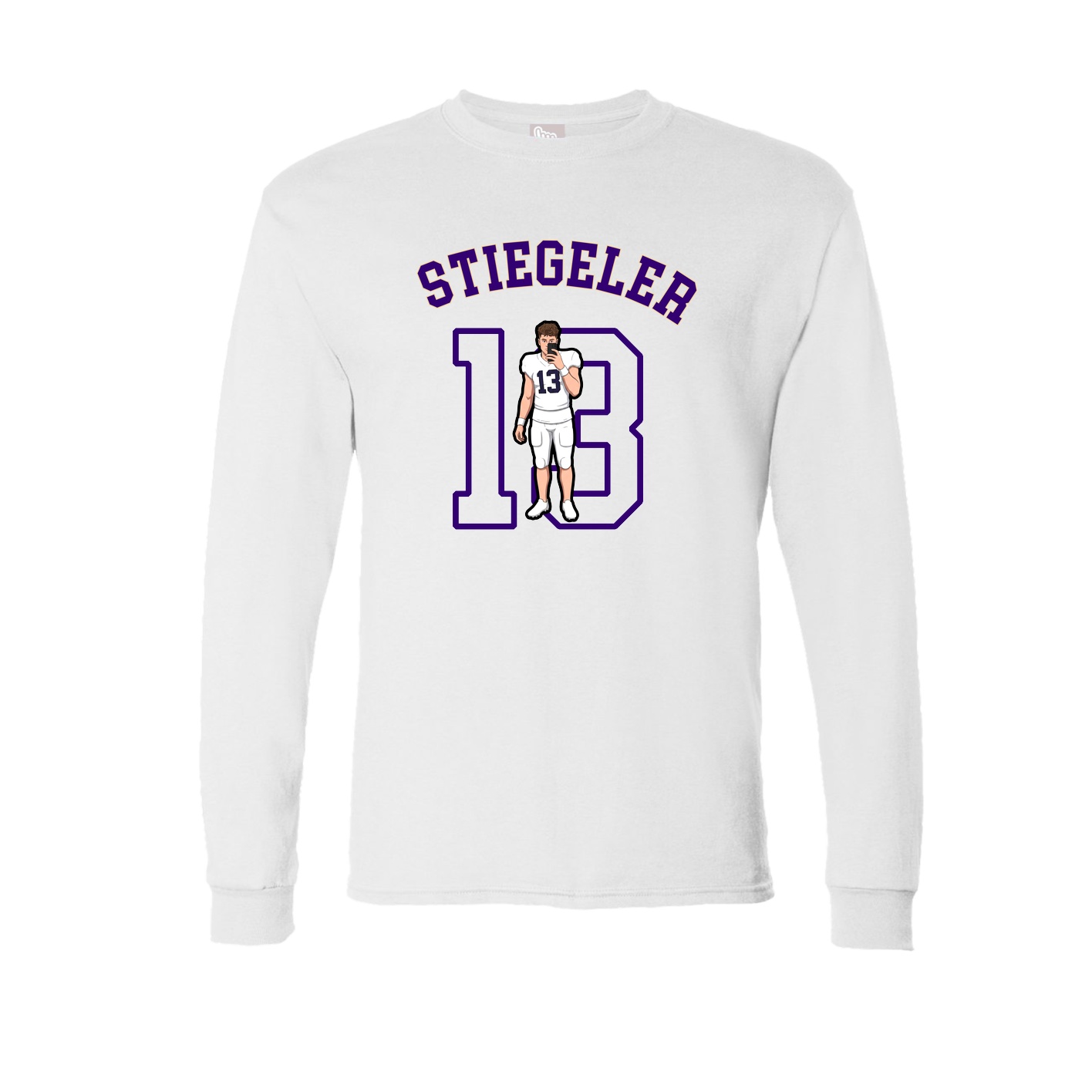 Long Sleeve Tee — Shirsey Arch in White