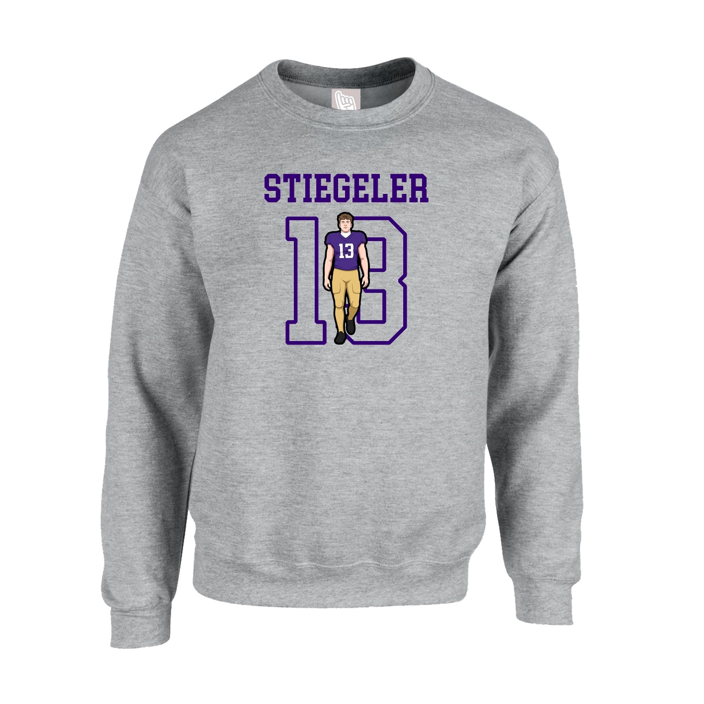 Fleece Crew — Shirsey in Grey