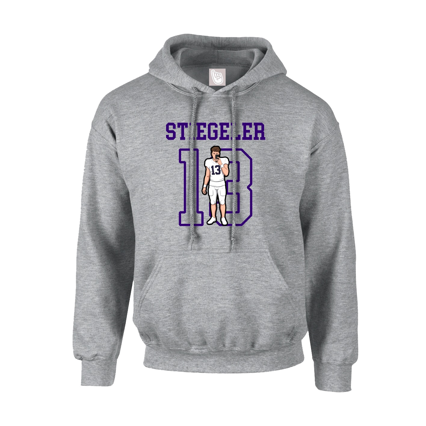 Hoodie — Shirsey in Grey