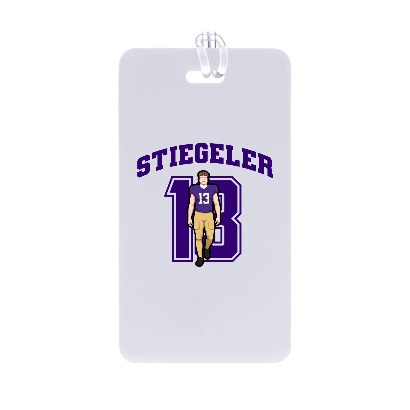 Bag Tag — Number in Classic