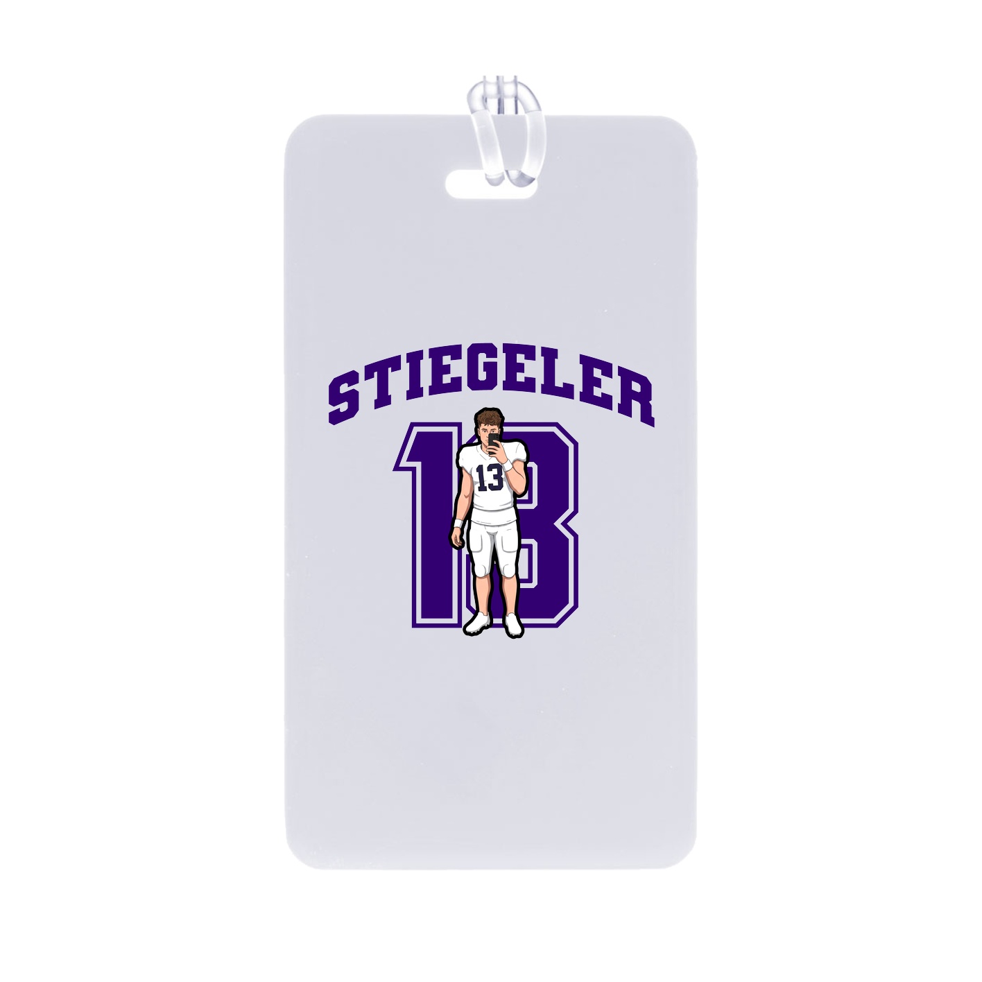 Bag Tag — Number in Classic