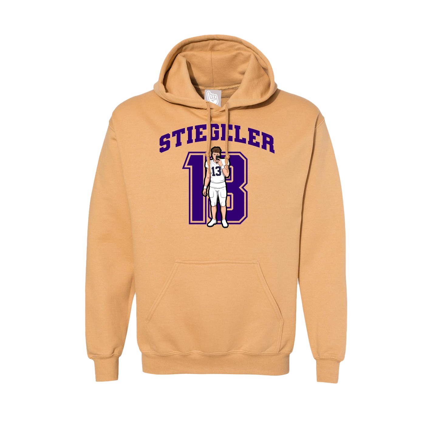 Hoodie — Number in Vegas Gold
