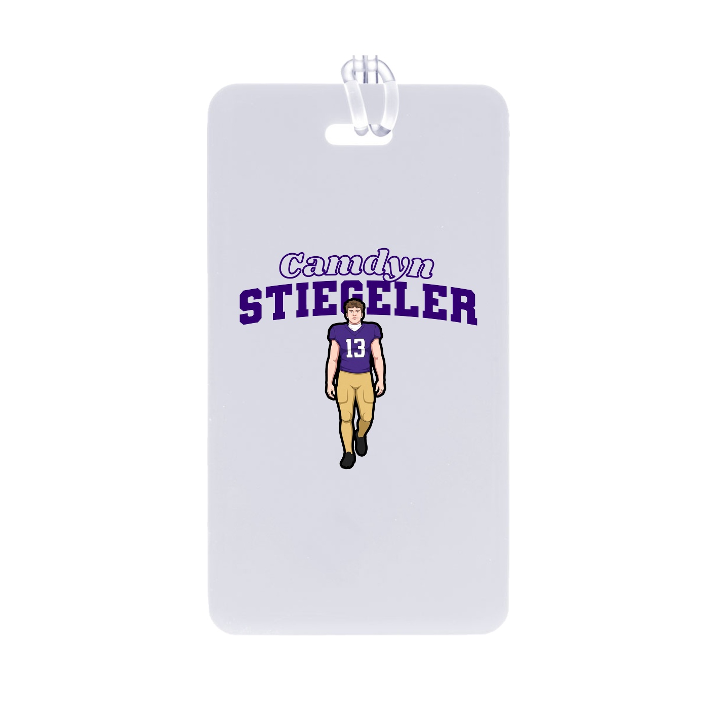 Bag Tag — Name Arch in Classic