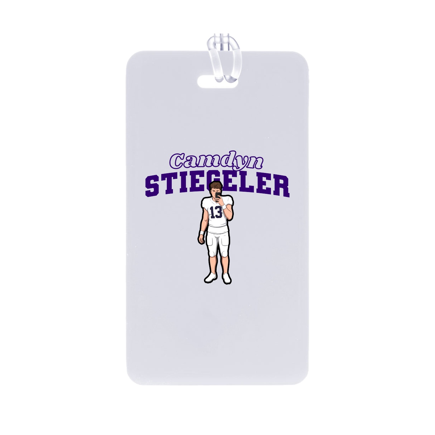 Bag Tag — Name Arch in Classic