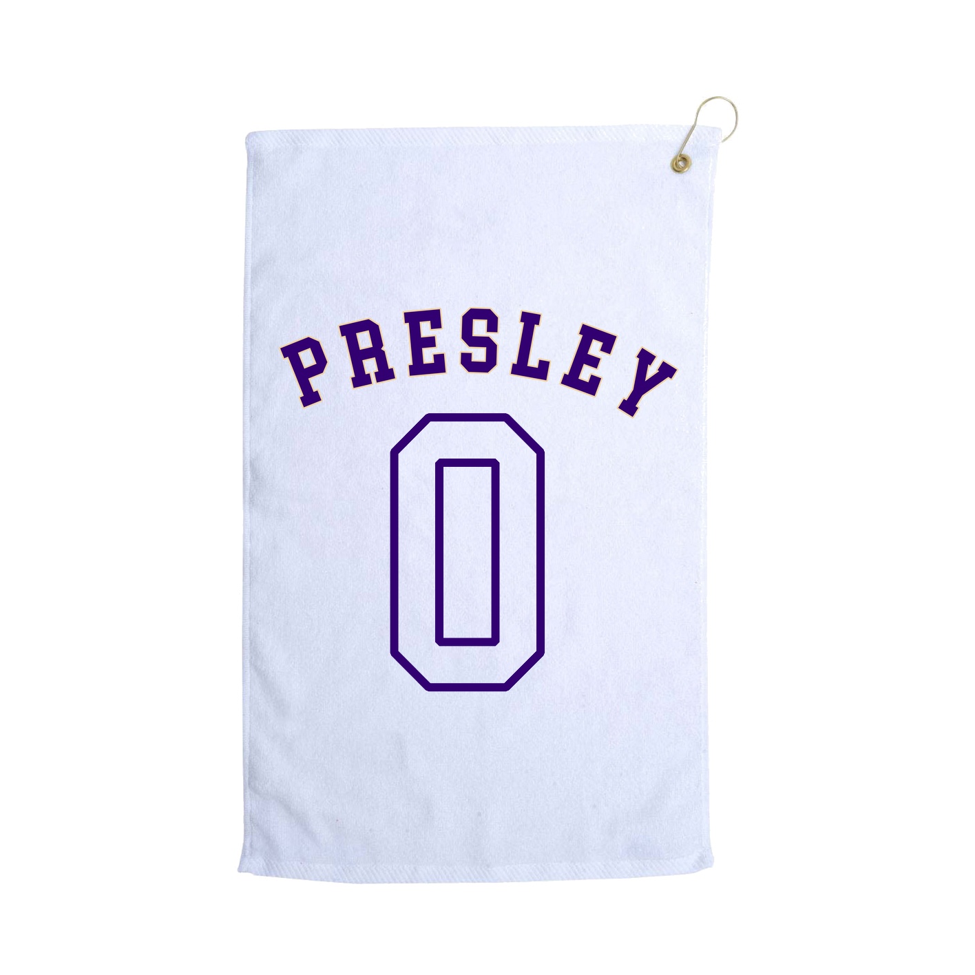 Golf Towel — Shirsey Arch in White