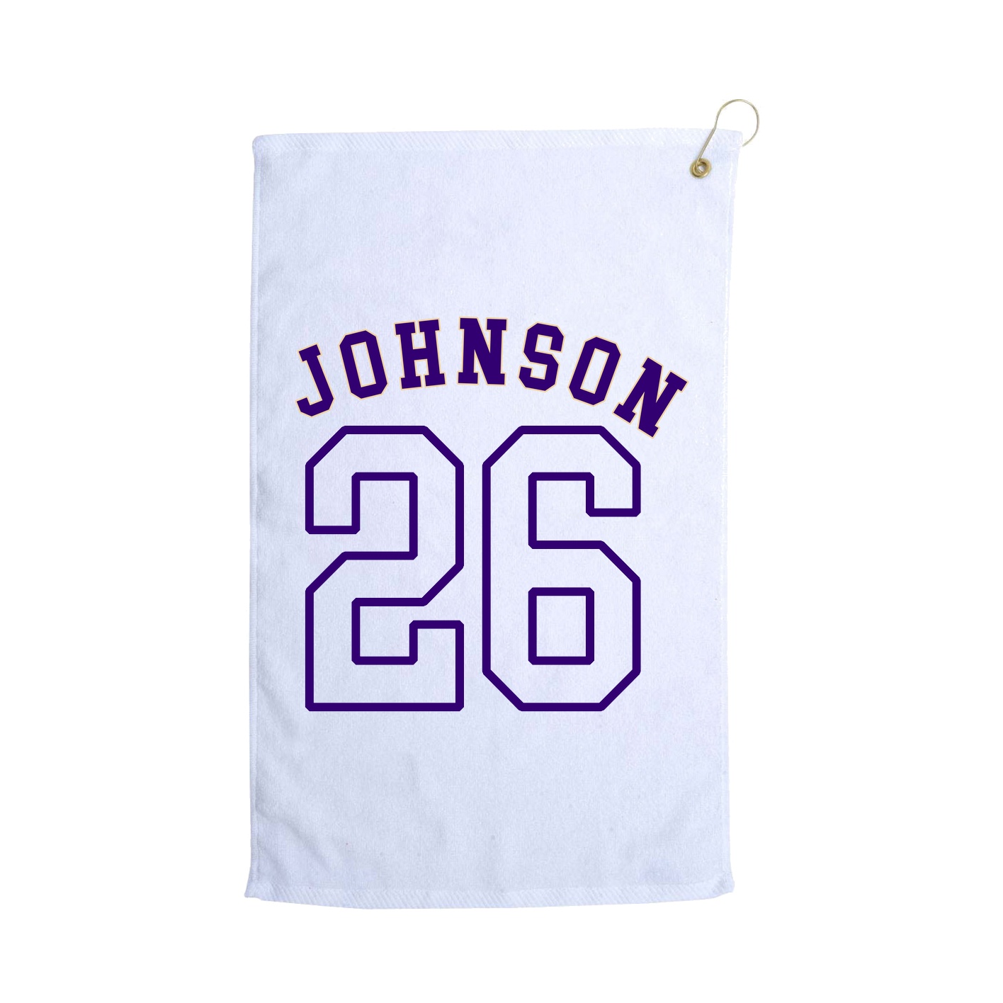 Golf Towel — Shirsey Arch in White