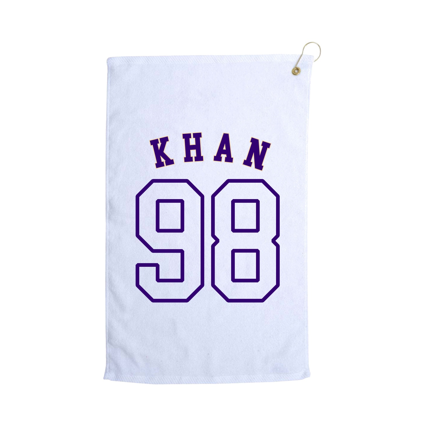 Golf Towel — Shirsey Arch in White