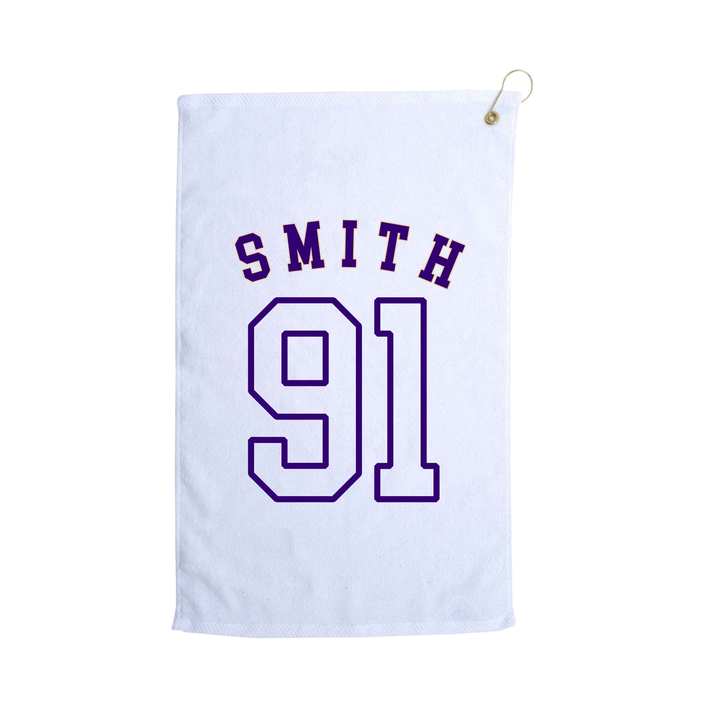 Golf Towel — Shirsey Arch in White