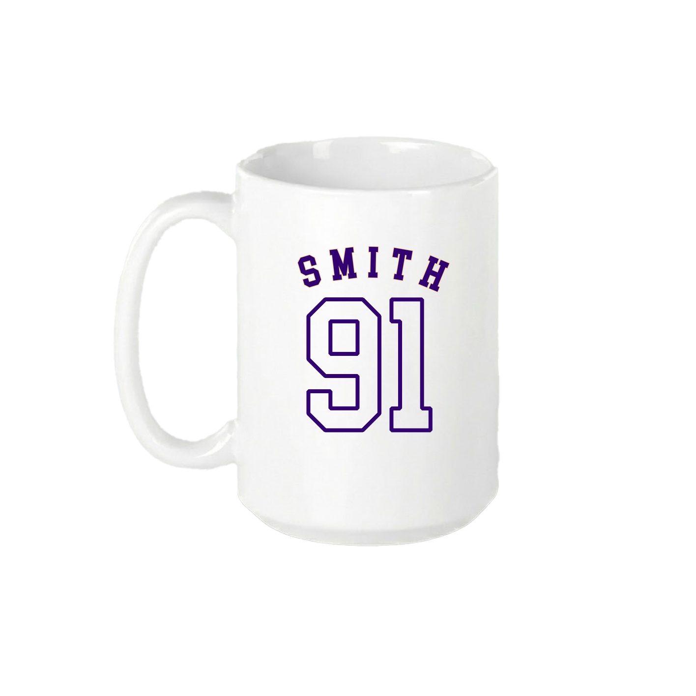 15oz Coffee Mug — Shirsey Arch in White