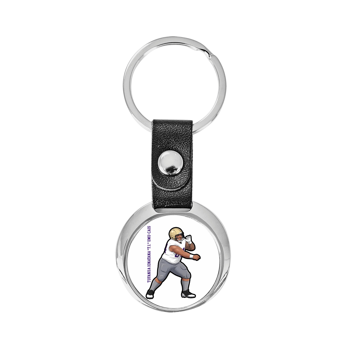 Key Chain — Name Vertical in Classic