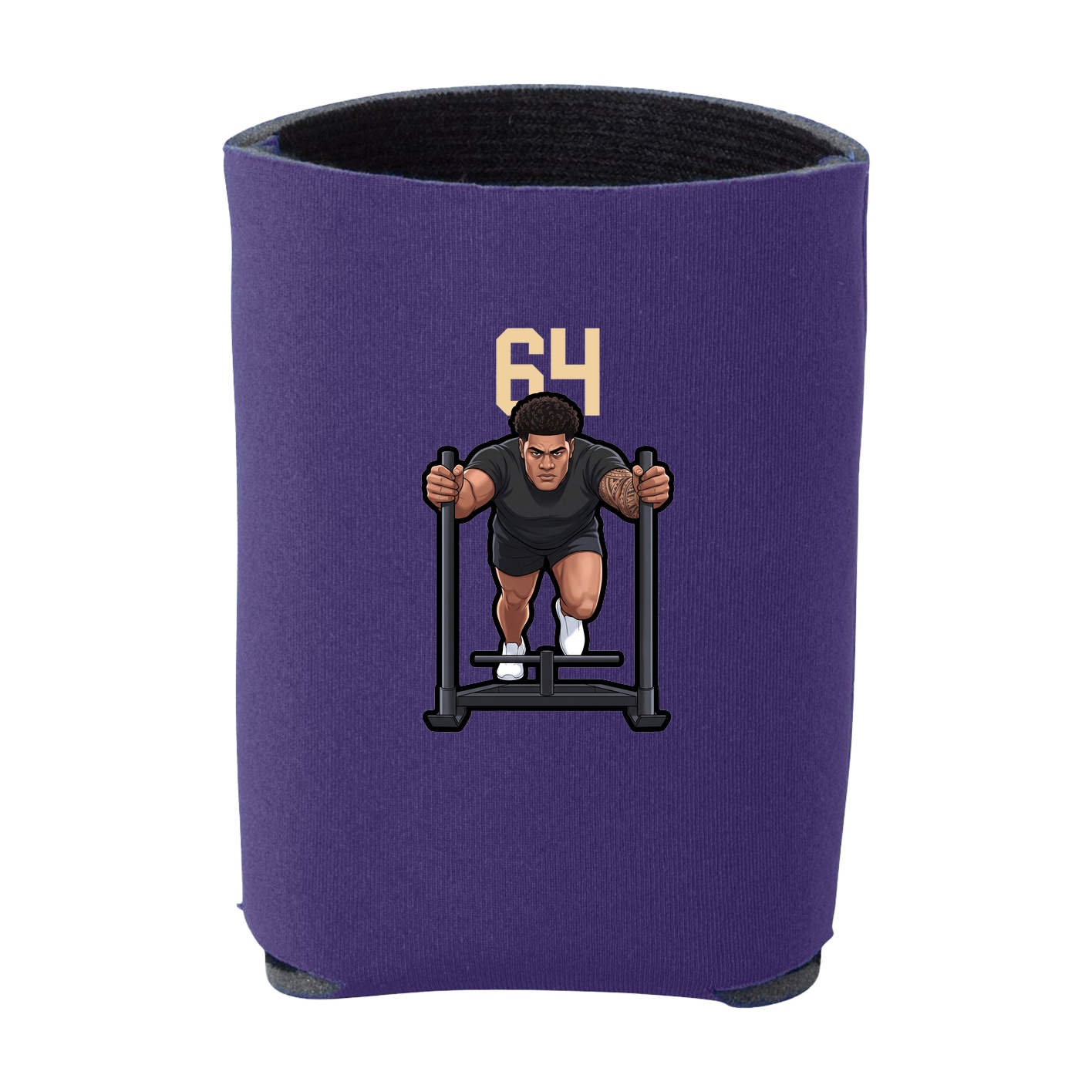 Can Holder — Number Top in Purple