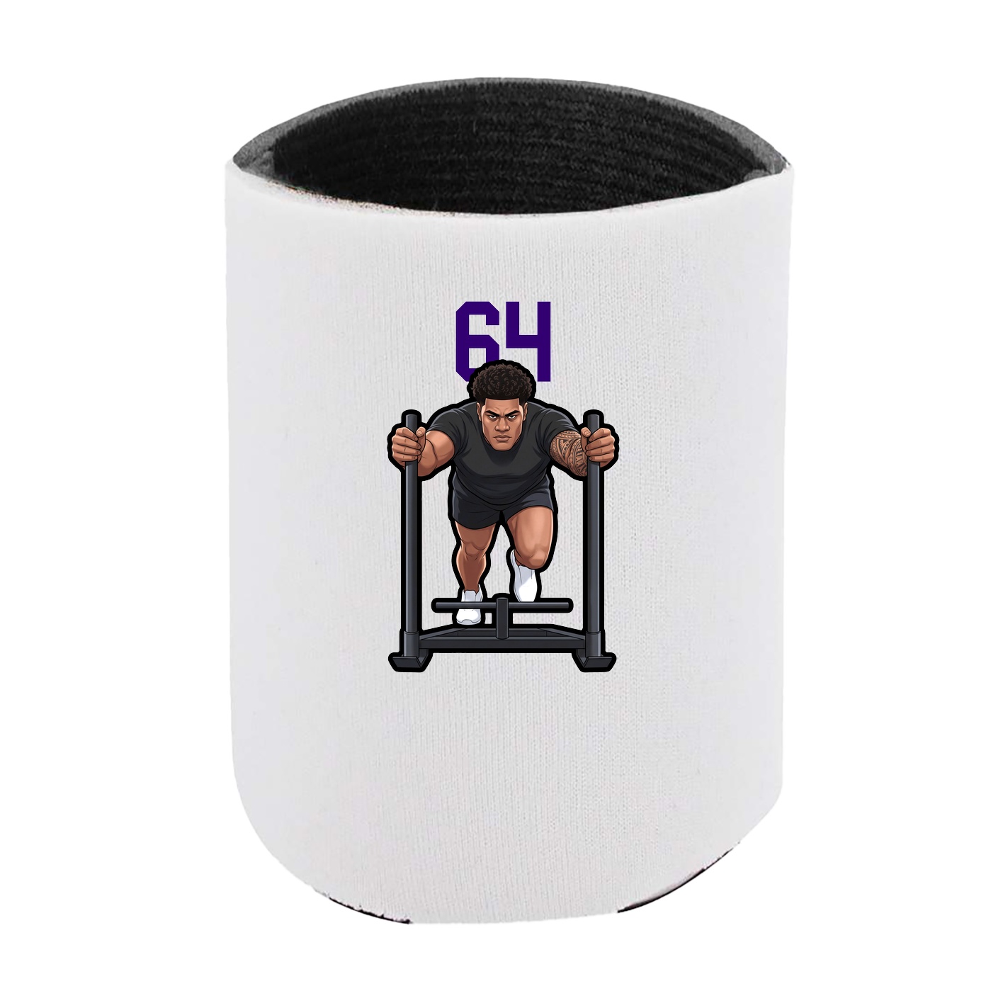 Can Holder — Number Top in White