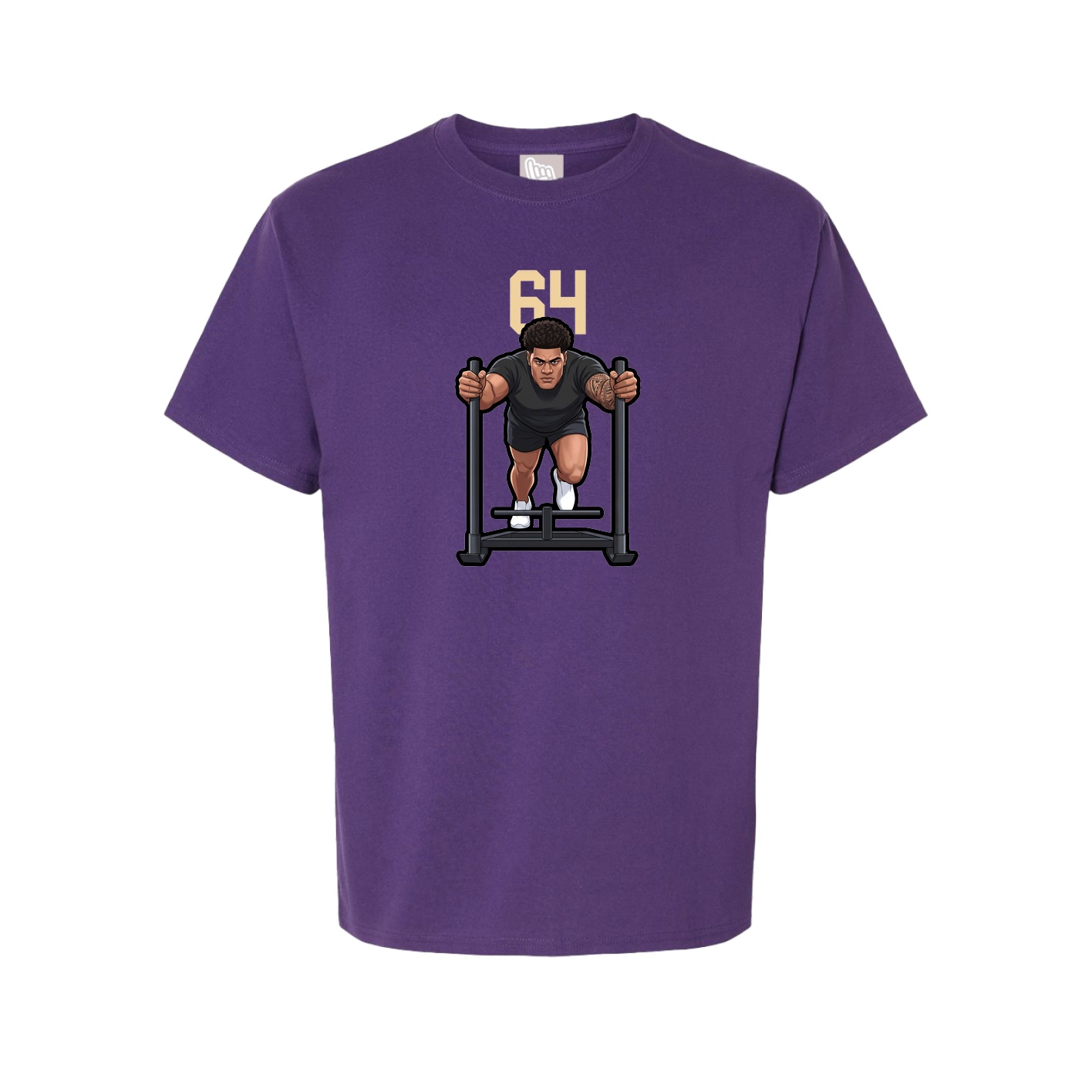 Tee — Number Top in Purple