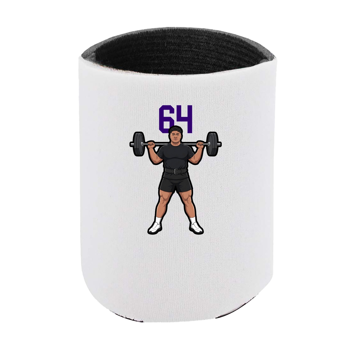 Can Holder — Number Top in White