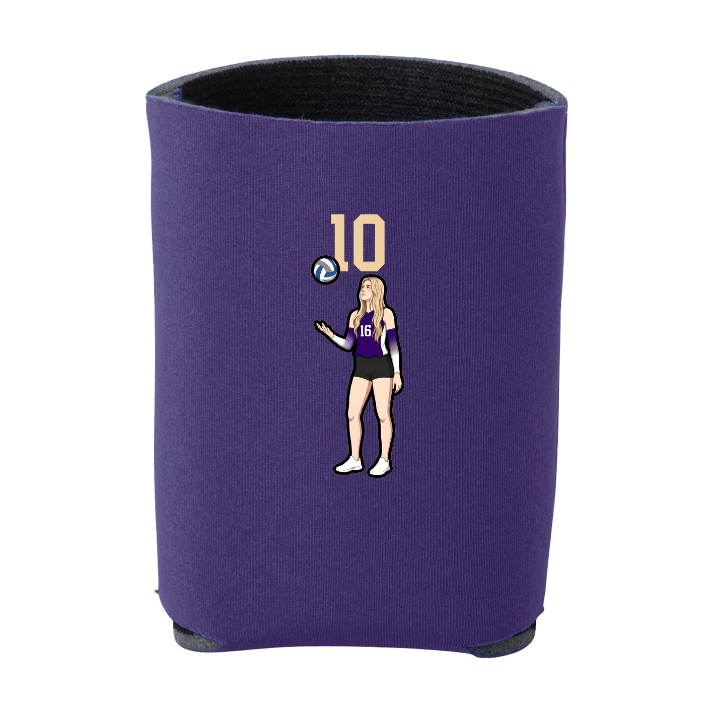 Can Holder — Number Top in Purple