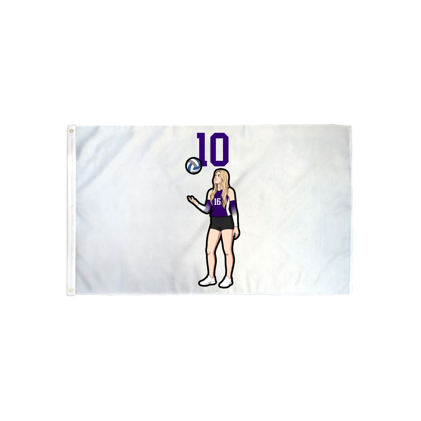 3x5 Flag — Number Top in Classic