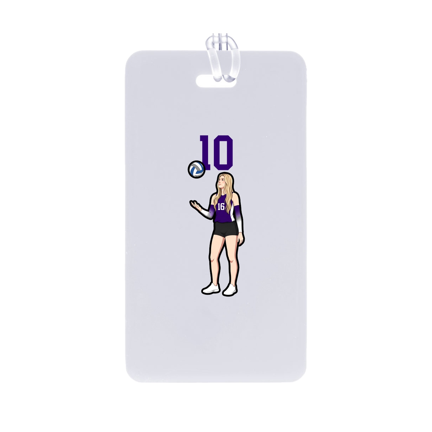 Bag Tag — Number Top in Classic