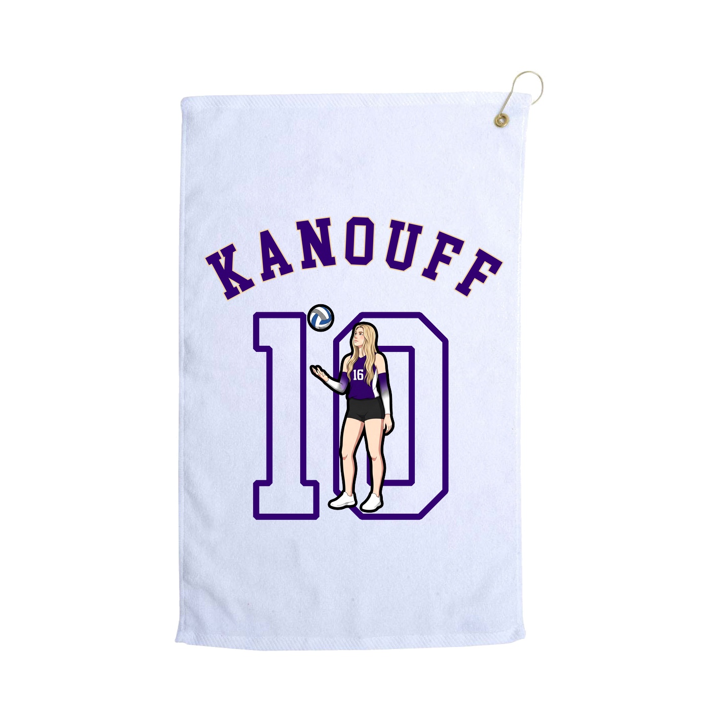 Terry Velour Golf Towel