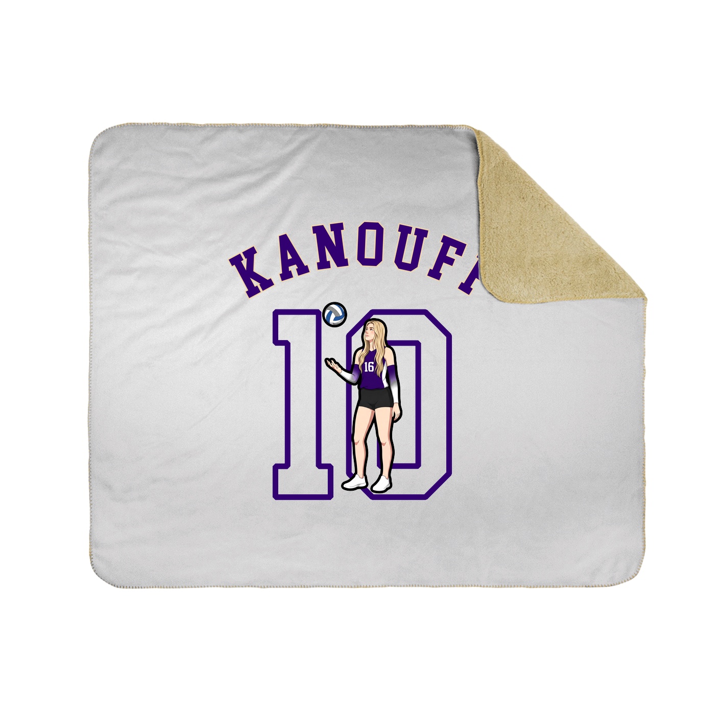 Throw Blanket — Shirsey Arch in White