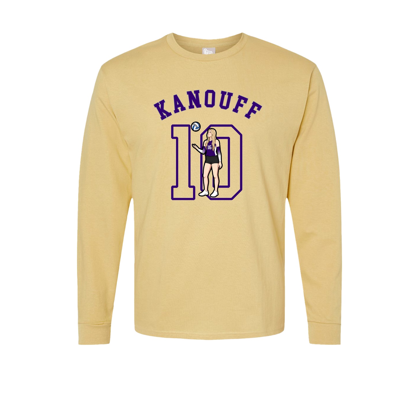 Long Sleeve Tee — Shirsey Arch in Vegas Gold