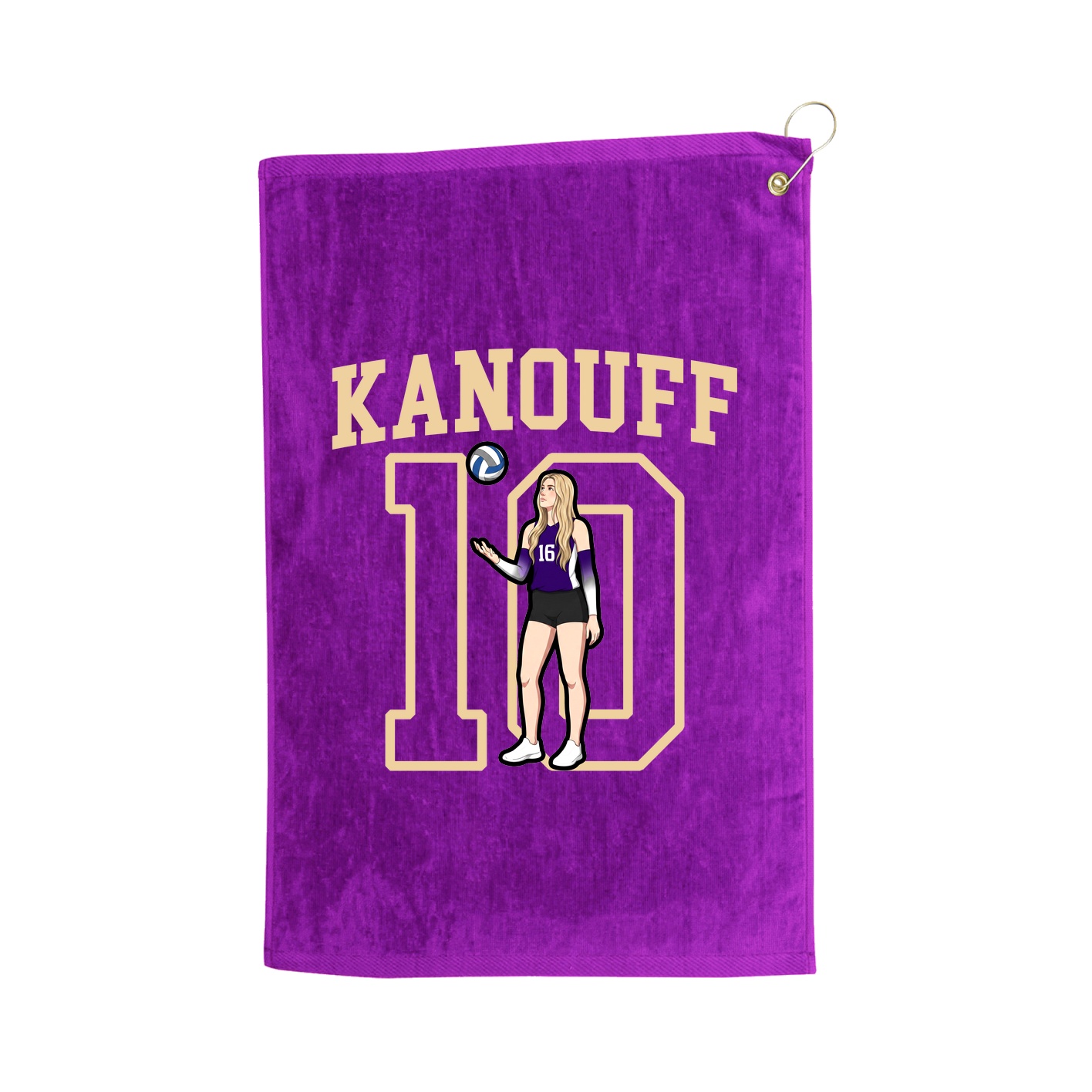 Golf Towel — Shirsey in Purple