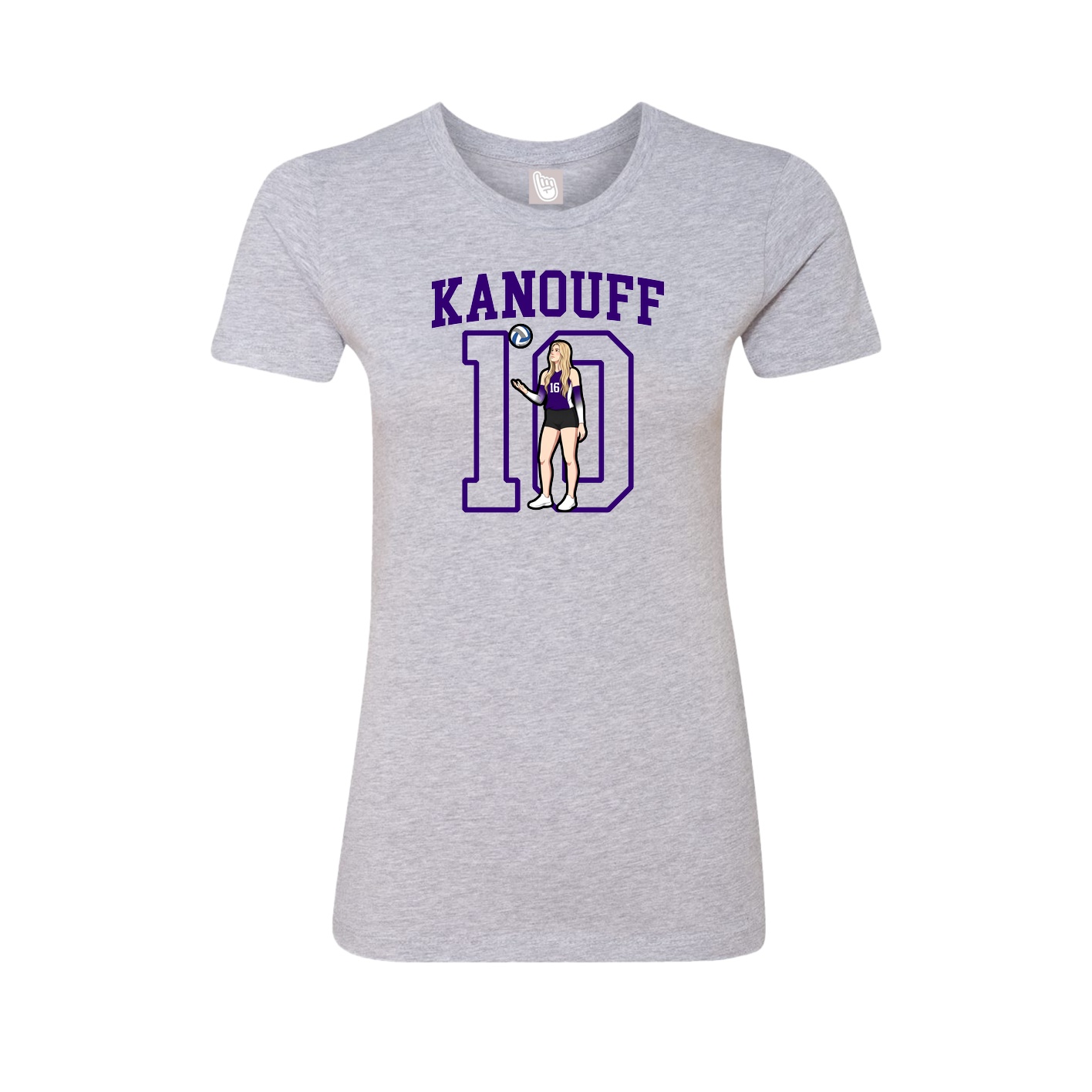 Fitted Women's Tee — Shirsey in Grey
