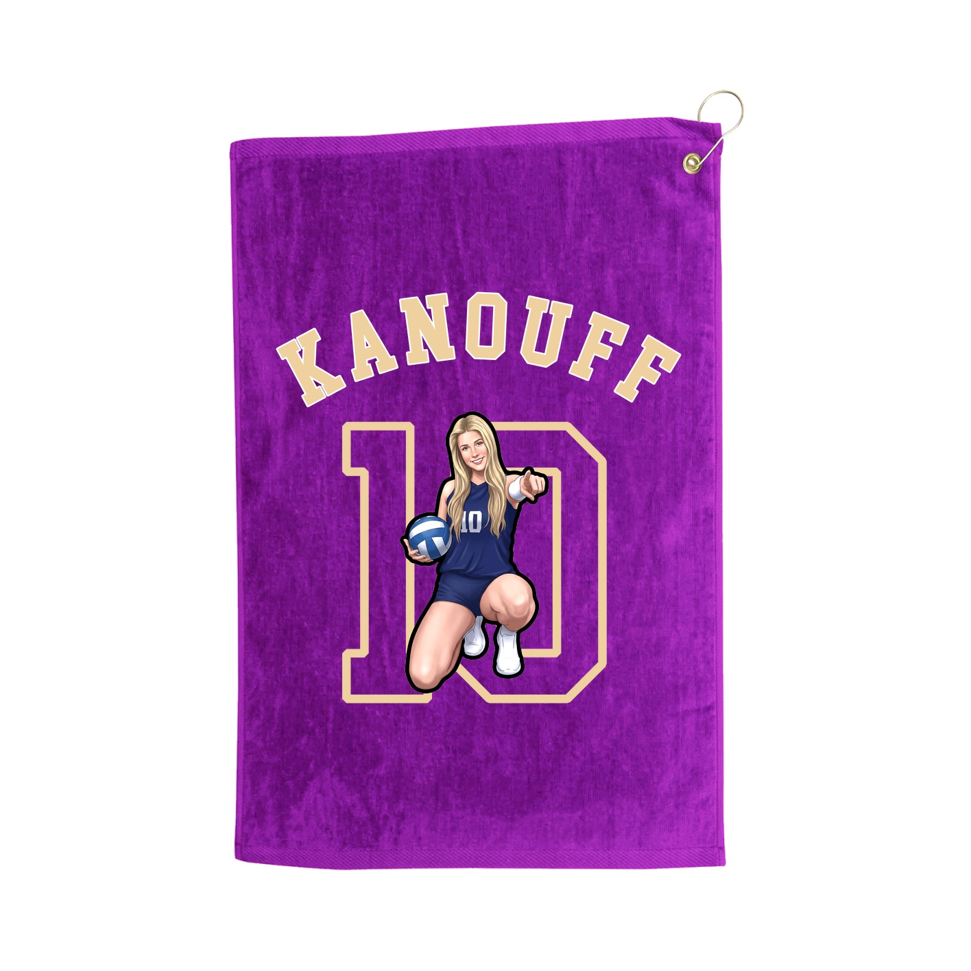 Golf Towel — Shirsey Arch in Purple