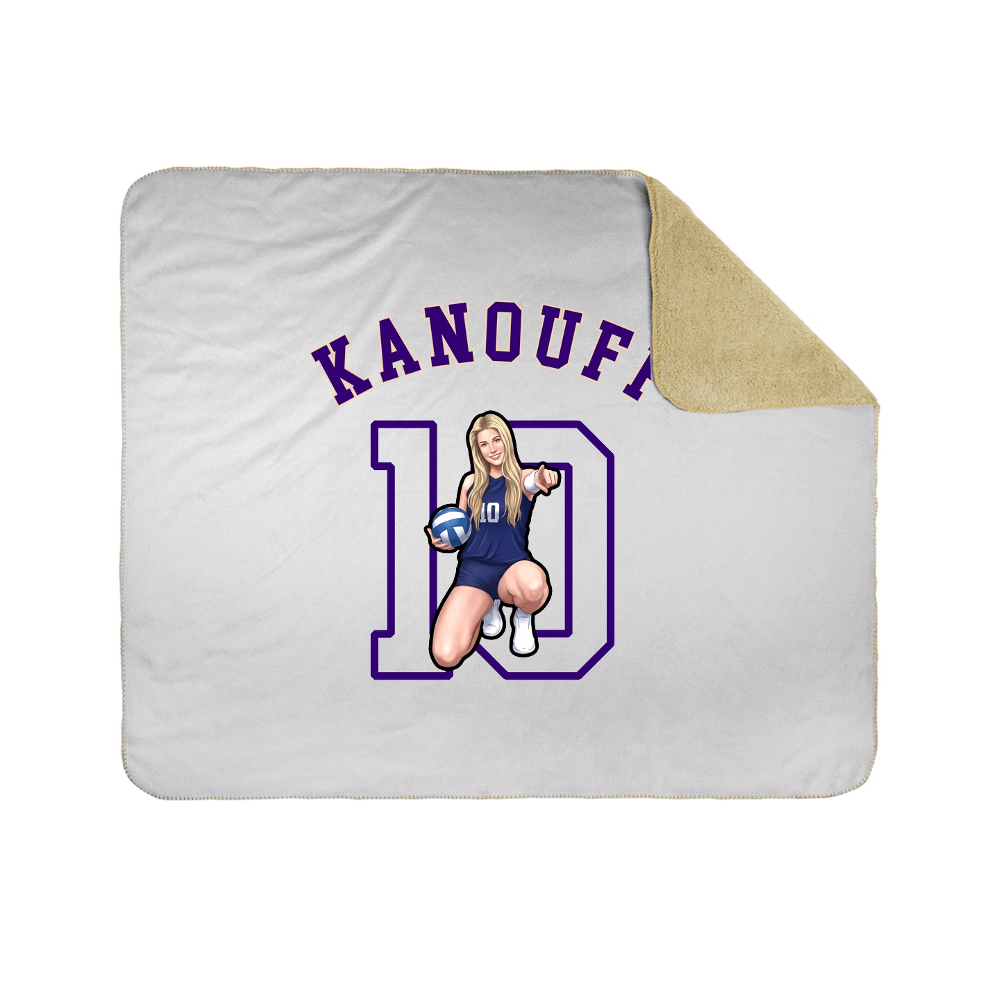 Throw Blanket — Shirsey Arch in White
