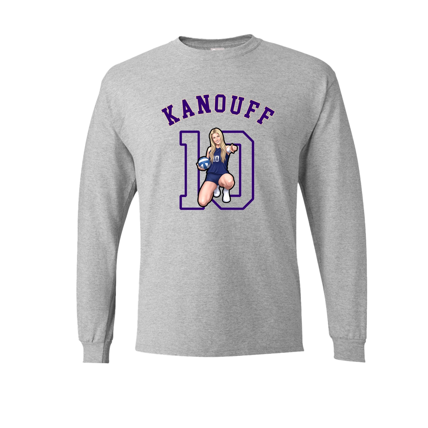 Long Sleeve Tee — Shirsey Arch in Grey