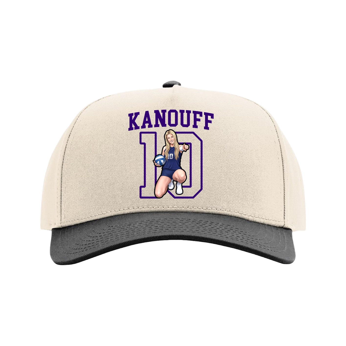 Full Fabric Five-Panel Champ Cap