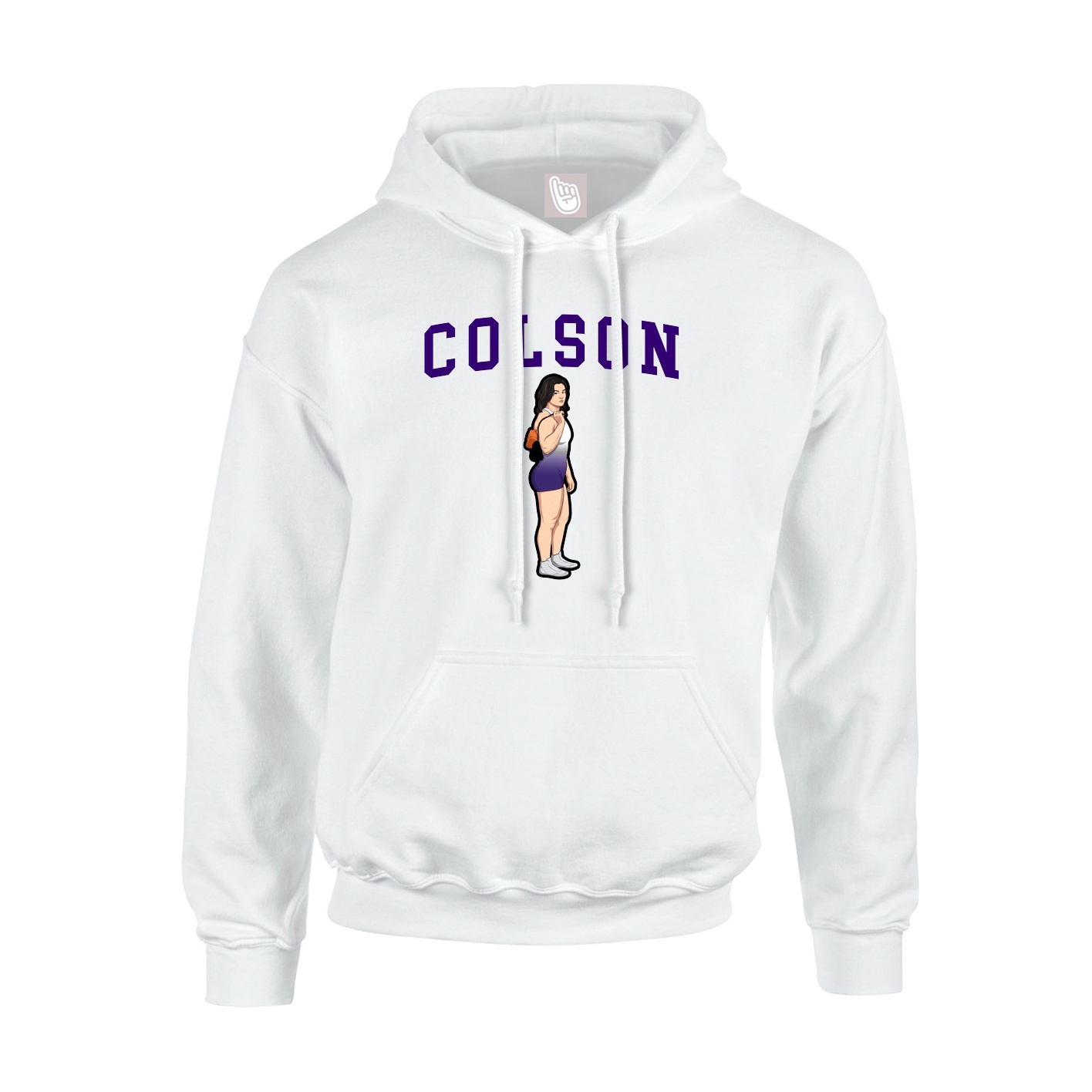 Hoodie — Shirsey in White