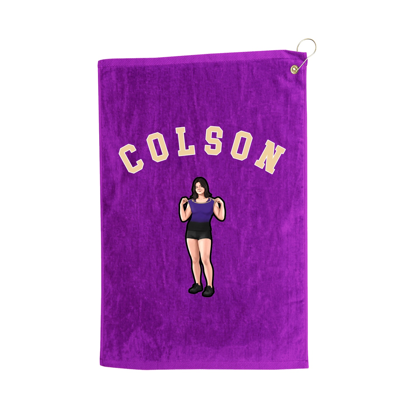 Golf Towel — Shirsey Arch in Purple
