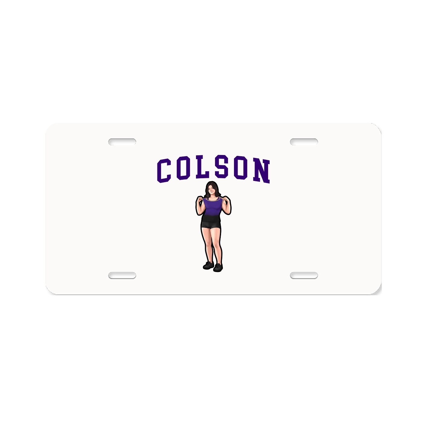 License Plate — Shirsey in Classic