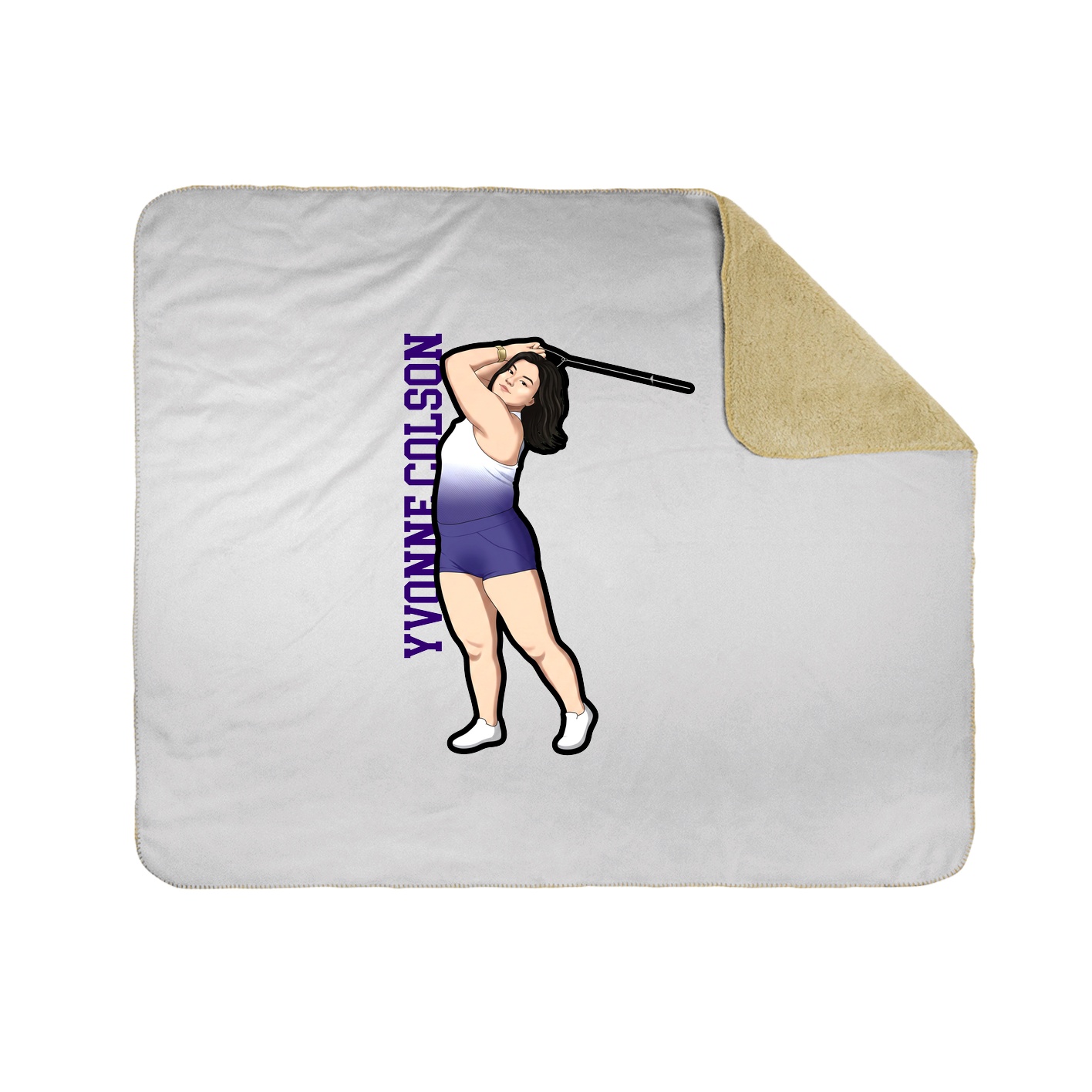 50x60 Sherpa Lined Throw Blanket