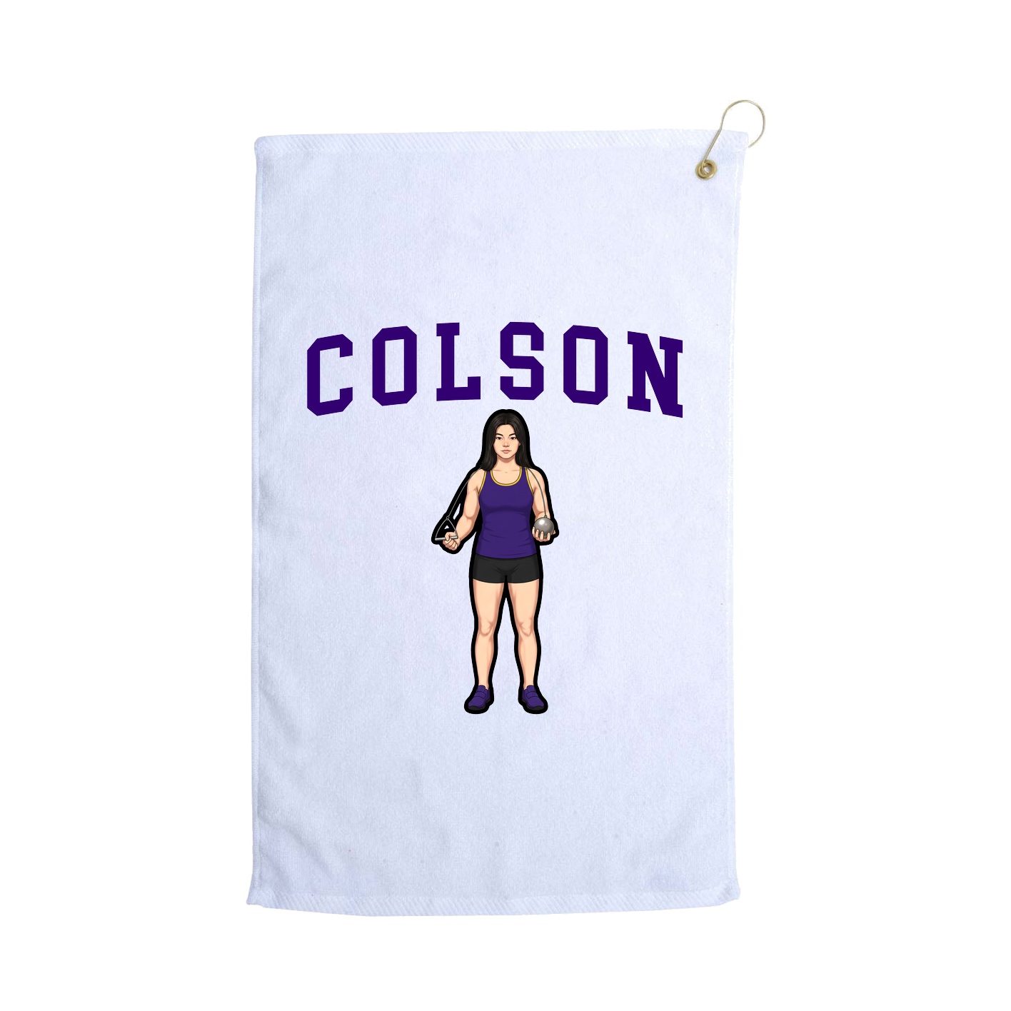 Golf Towel — Shirsey in White
