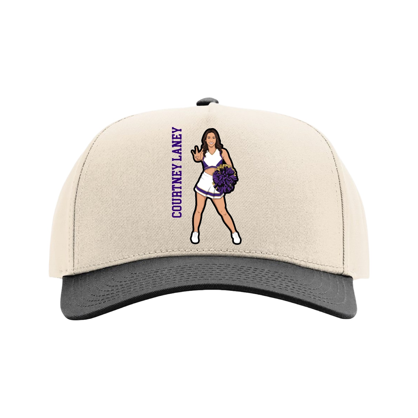 Full Fabric Five-Panel Champ Cap