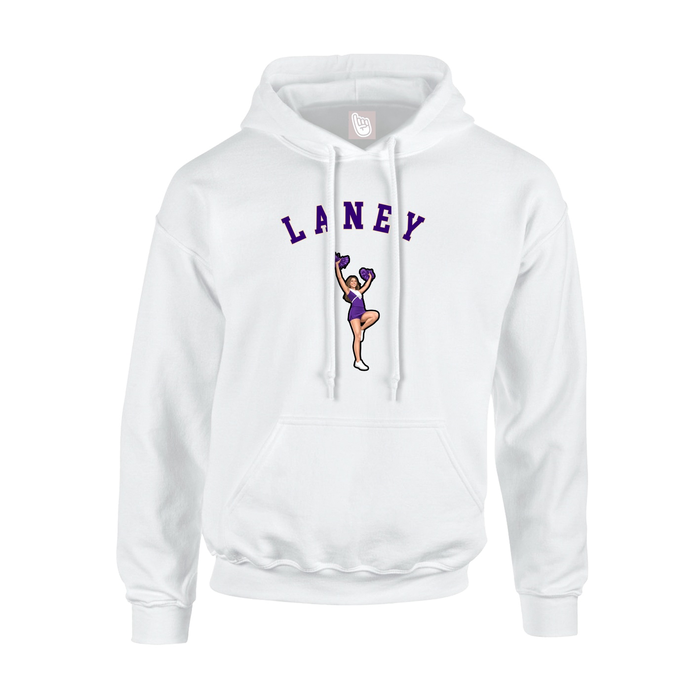 Youth Hoodie — Shirsey Arch in White