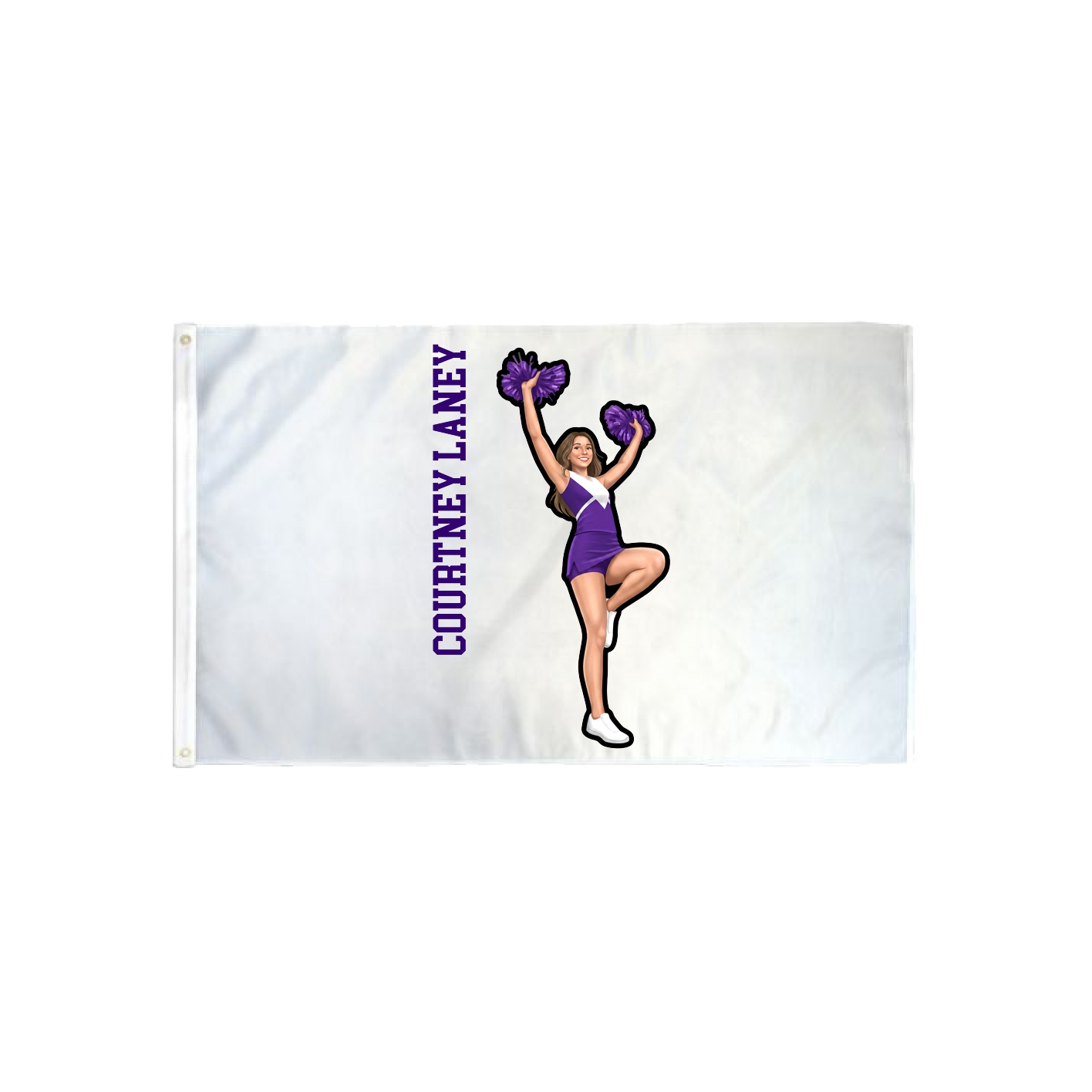 3x5 Flag — Name Vertical in Classic
