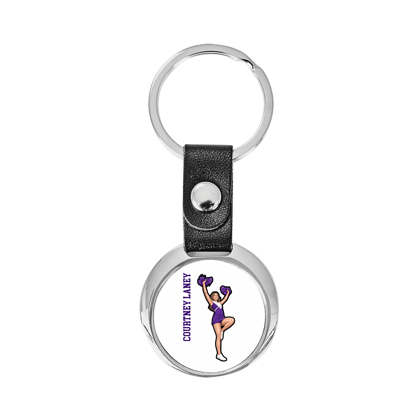 Key Chain — Name Vertical in Classic