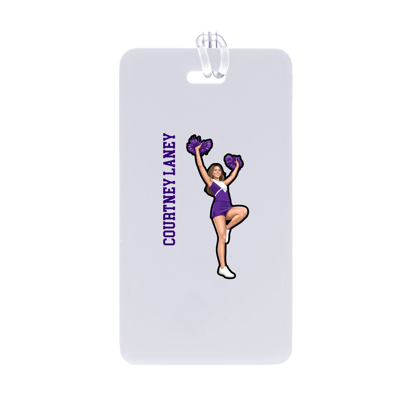 Bag Tag — Name Vertical in Classic