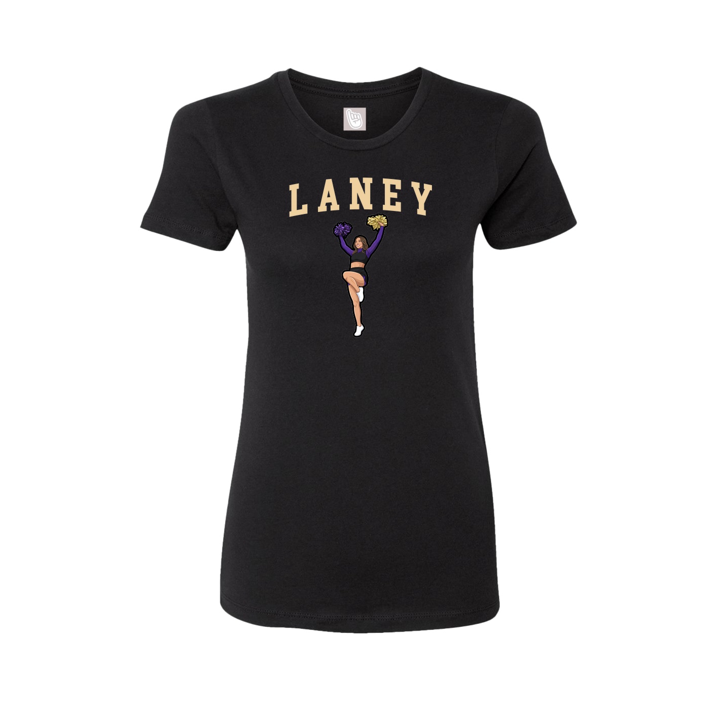 Fitted Women's Tee — Shirsey in Black