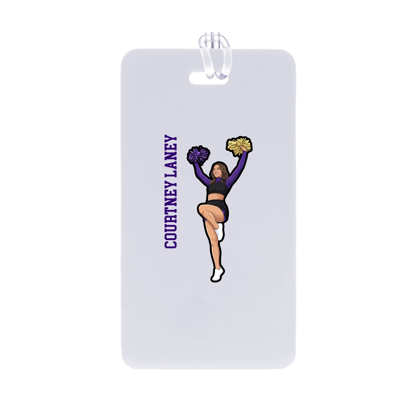 Bag Tag — Name Vertical in Classic