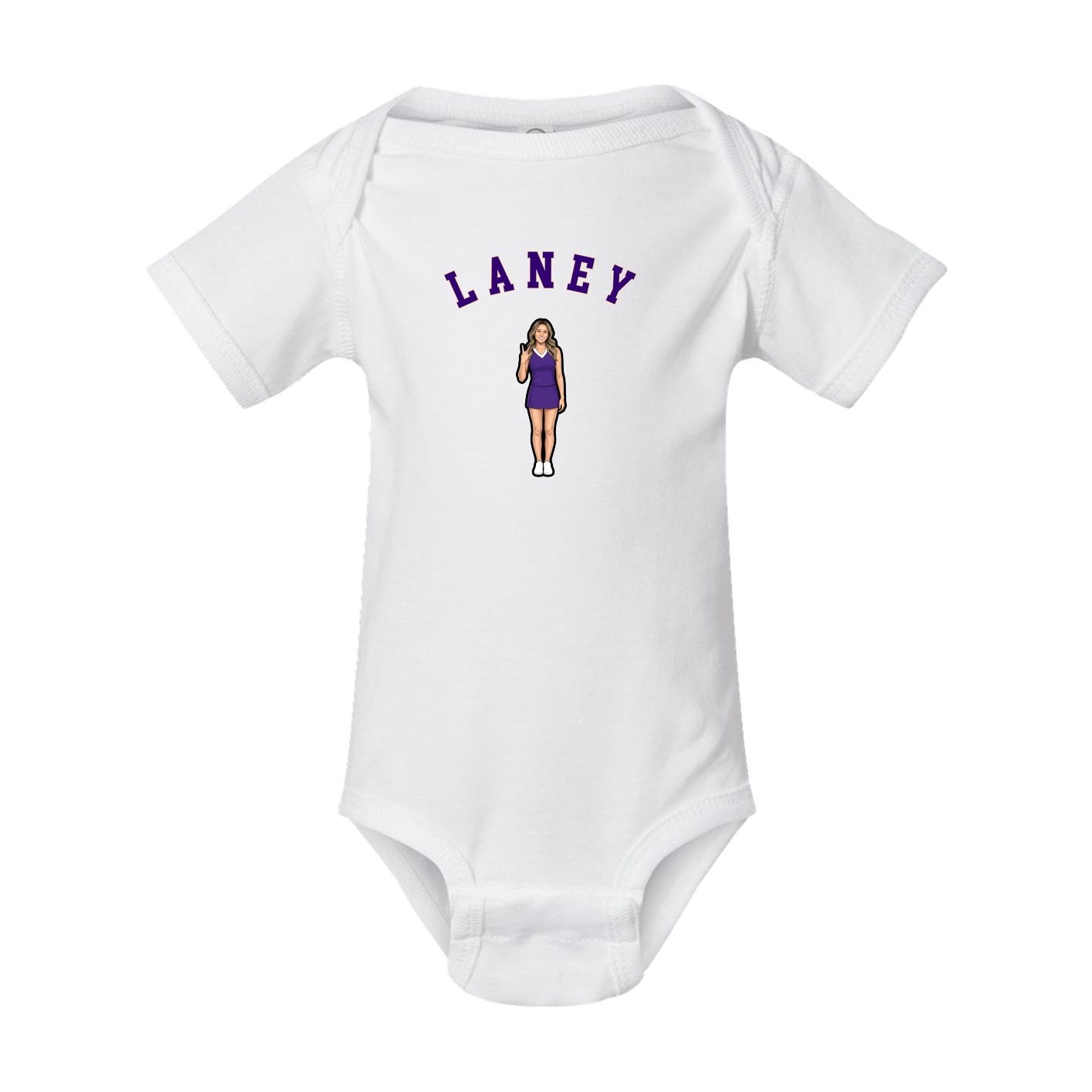 Baby Onesie — Shirsey Arch in White