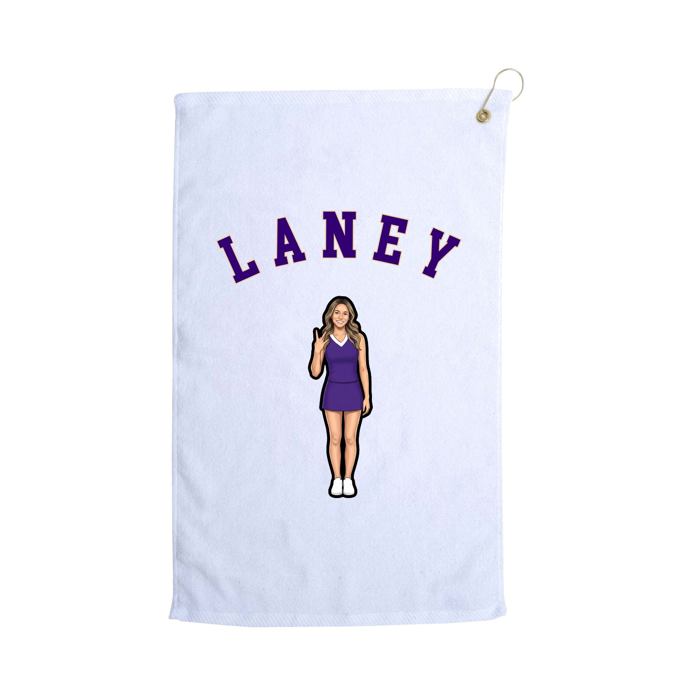 Golf Towel — Shirsey Arch in White