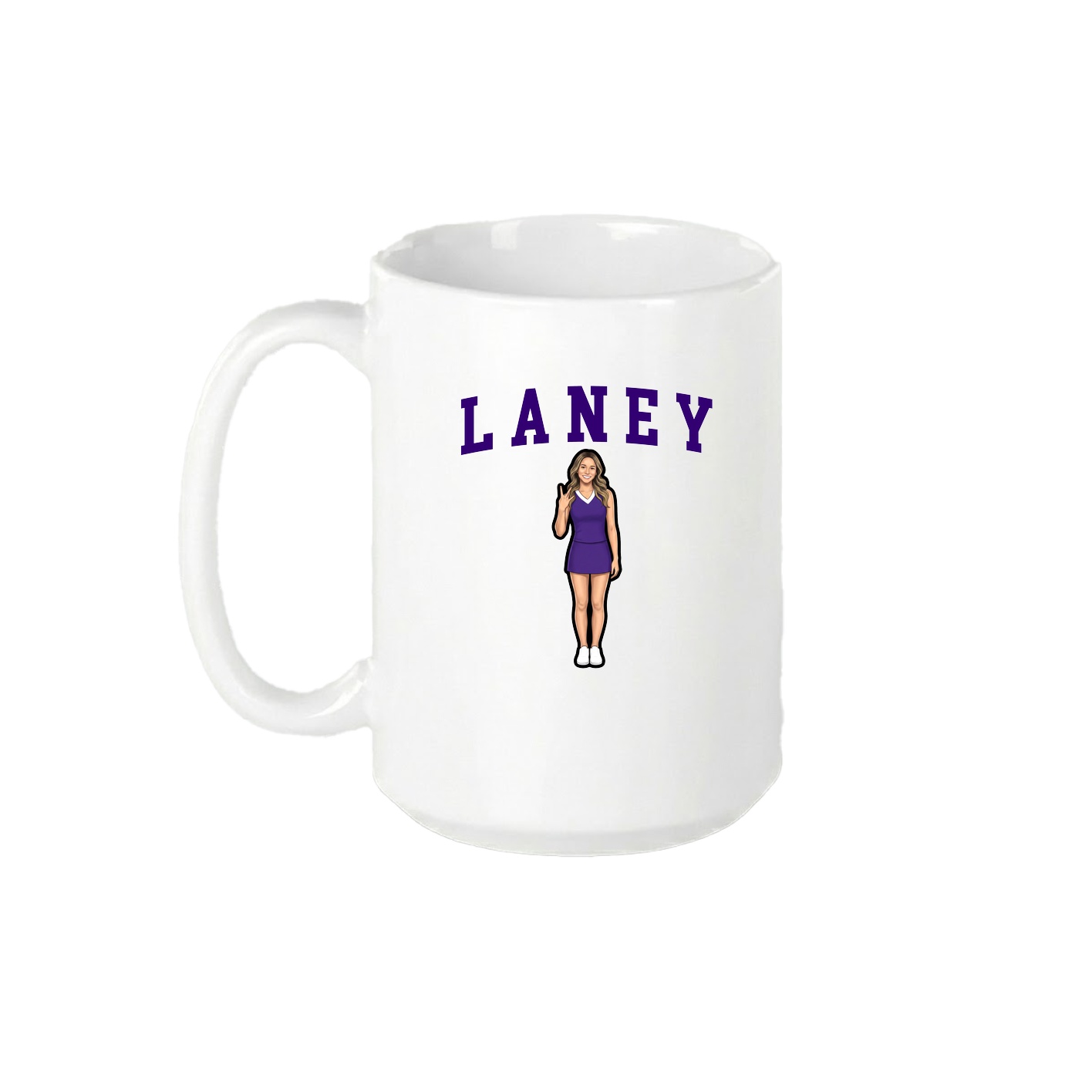 15oz Coffee Mug — Shirsey in White